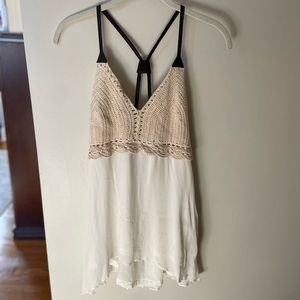 Crochet tank by double zero